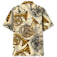 Vintage French Horn Brass Hawaiian Shirt