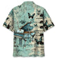 Vintage Grand Piano Butterfly Hawaiian Shirt