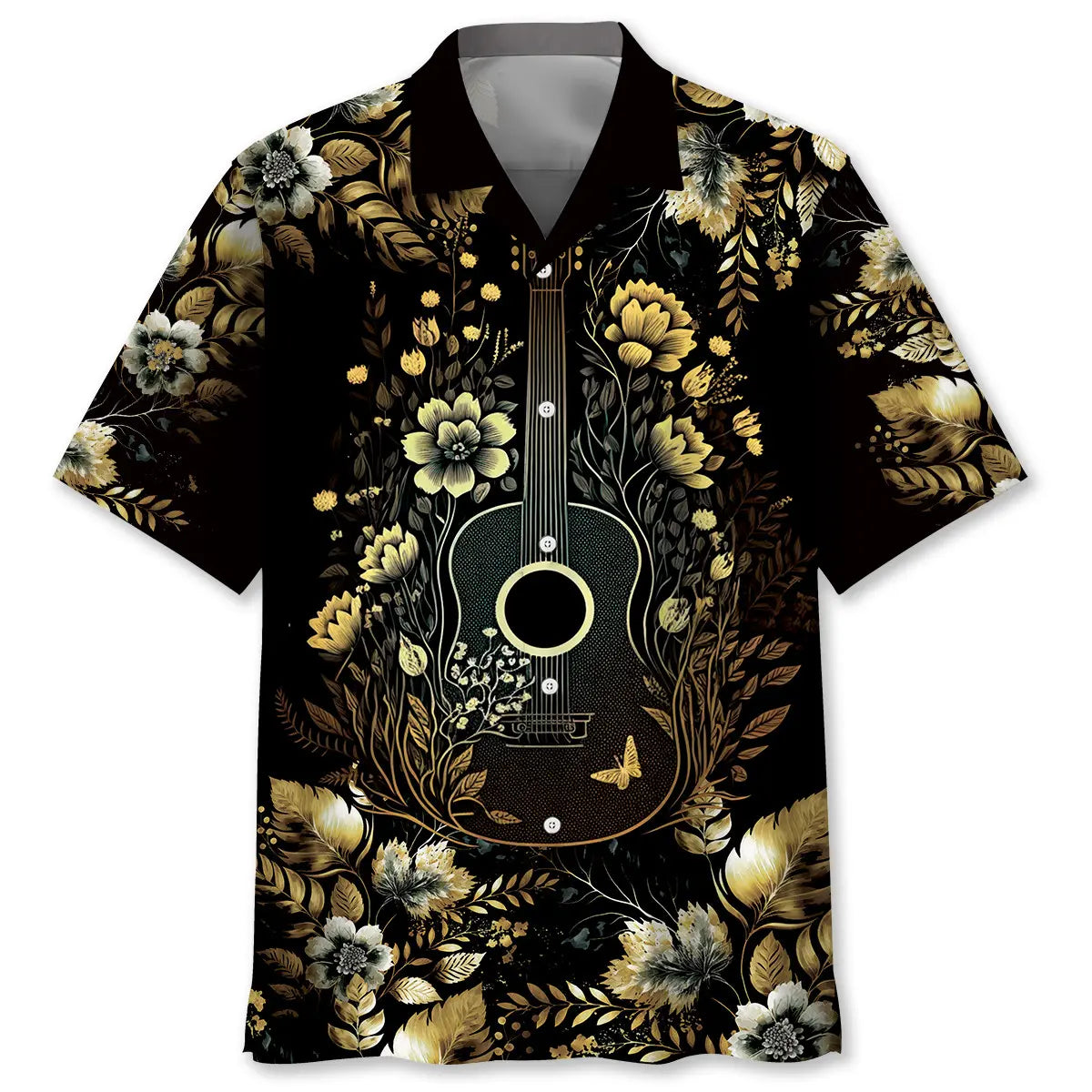 Hawaiian Shirt / Adults / S Vintage Guitarist Hawaiian Shirt