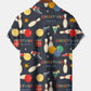 Vintage Holiday Christmas Vacation Men's Hawaiian Shirt