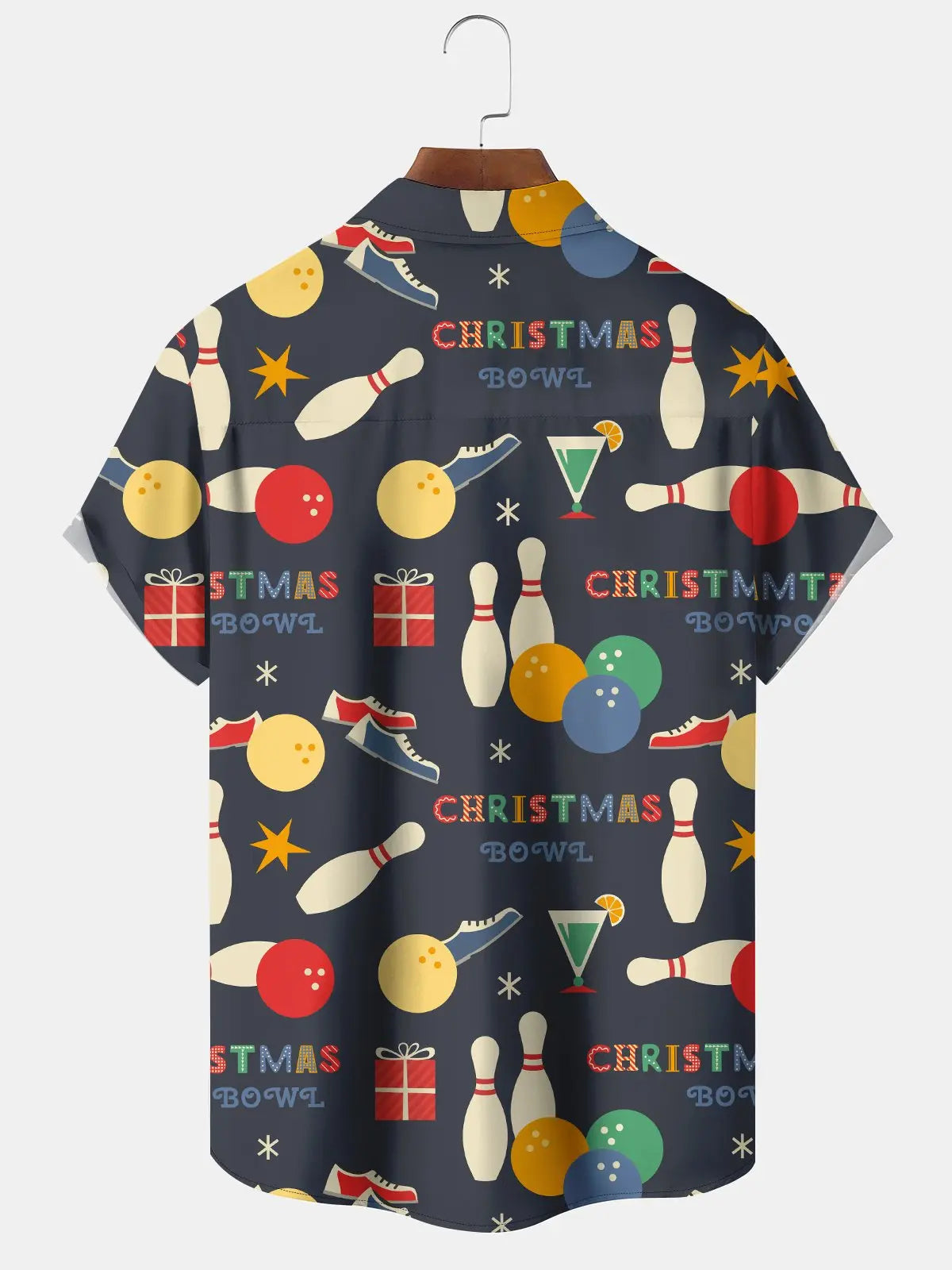 Vintage Holiday Christmas Vacation Men's Hawaiian Shirt