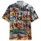 Hawaiian Shirt / Adults / S Vintage Horse Racing Art Hawaiian Shirt