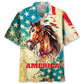 Hawaiian Shirt / Adults / S Vintage Horse USA Hawaiian Shirt