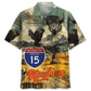 Hawaiian Shirt / Adults / S Vintage Montana State Hawaiian Shirt