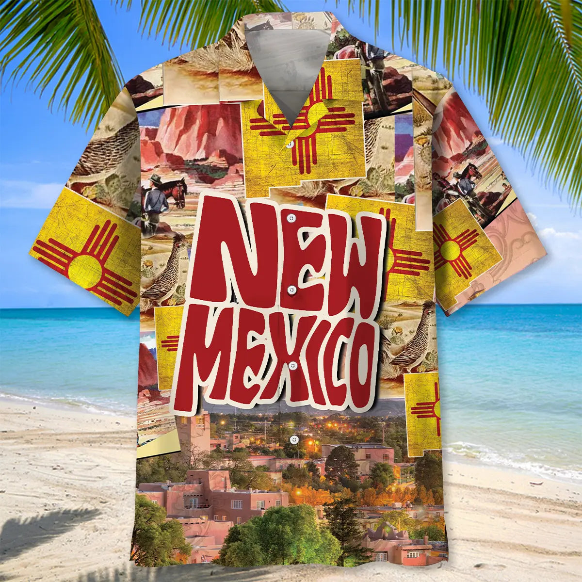 Vintage New Mexico Hawaiian Shirt