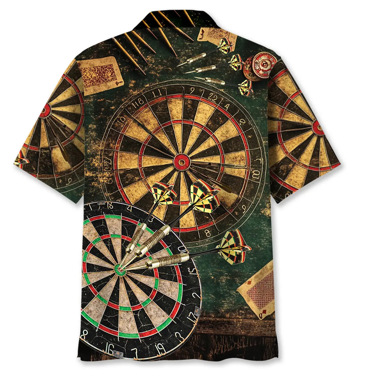 Vintage Old Darts Board Hawaiian Shirt