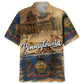 Hawaiian Shirt / Adults / S Vintage Pennsylvania State Hawaiian Shirt