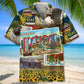 Vintage Postcard Kansas Hawaiian Shirt