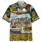 Hawaiian Shirt / Adults / S Vintage Postcard Kansas Hawaiian Shirt
