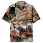 Hawaiian Shirt / Adults / S Vintage Road Racing European Hawaiian Shirt