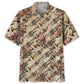 Hawaiian Shirt / Adults / S Vintage Rose Trumpet Hawaiian Shirt
