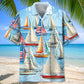 Vintage Sailboat Hawaiian Shirt