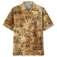 Hawaiian Shirt / Adults / S Vintage Skull Motocross Hawaiian Shirt