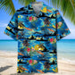 Vintage Tropical Kayaking Hawaiian Shirt