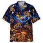 Hawaiian Shirt / Adults / S Vintage Wild West Night Cowboy Rodeo Show Hawaiian Shirt
