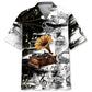 Hawaiian Shirt / Adults / S Vinyl Record Old Gramophone Hawaiian Shirt