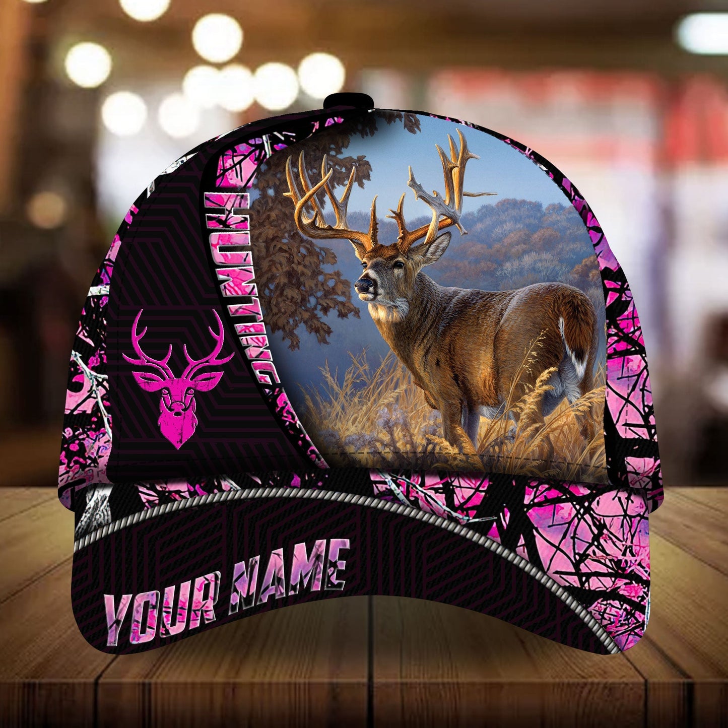 Boomerang Deer Hunting Personalized – Classic Cap