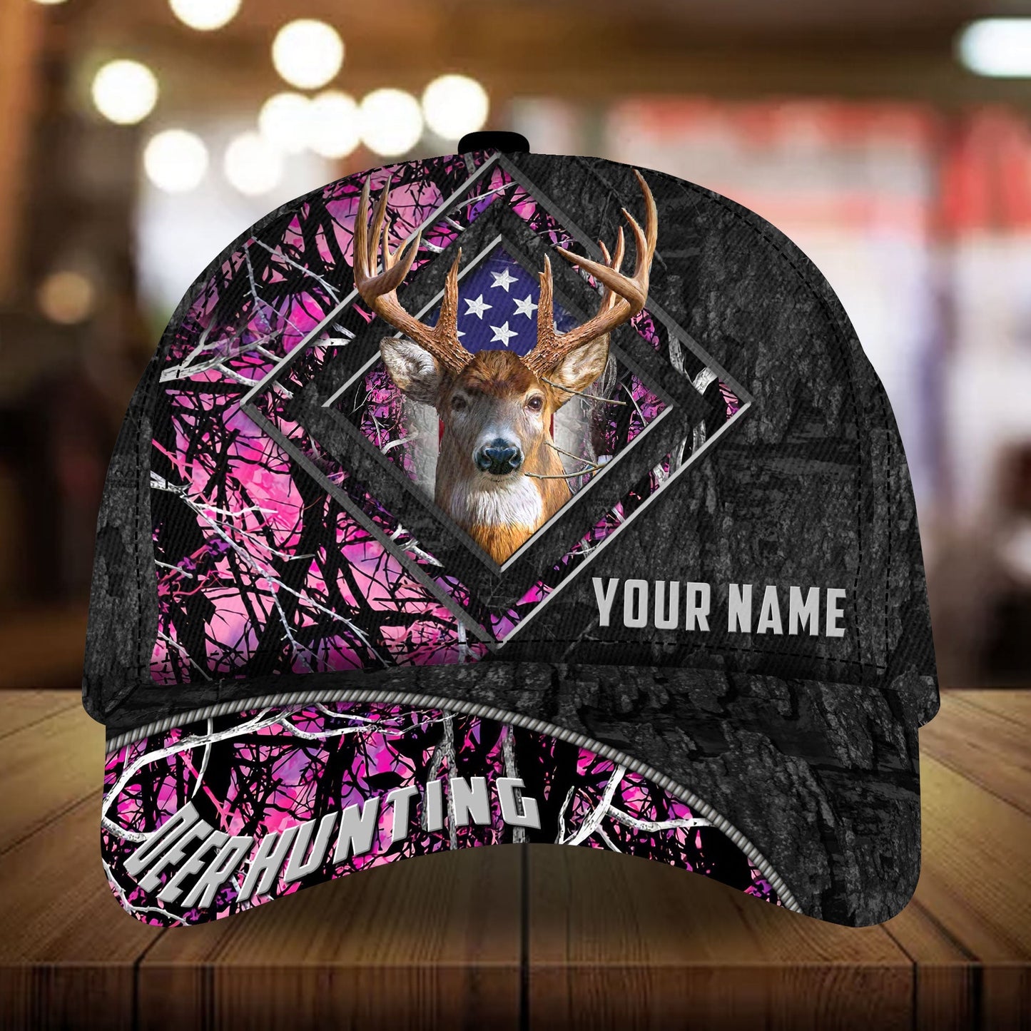 Premium Love Deer Hunting Personalized – Classic Cap