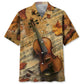 Hawaiian Shirt / Adults / S Violin Vintage Maple Leaf Hawaiian Shirt