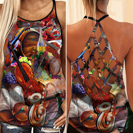 Violin Love And Life 5 – Hollow Tank Top