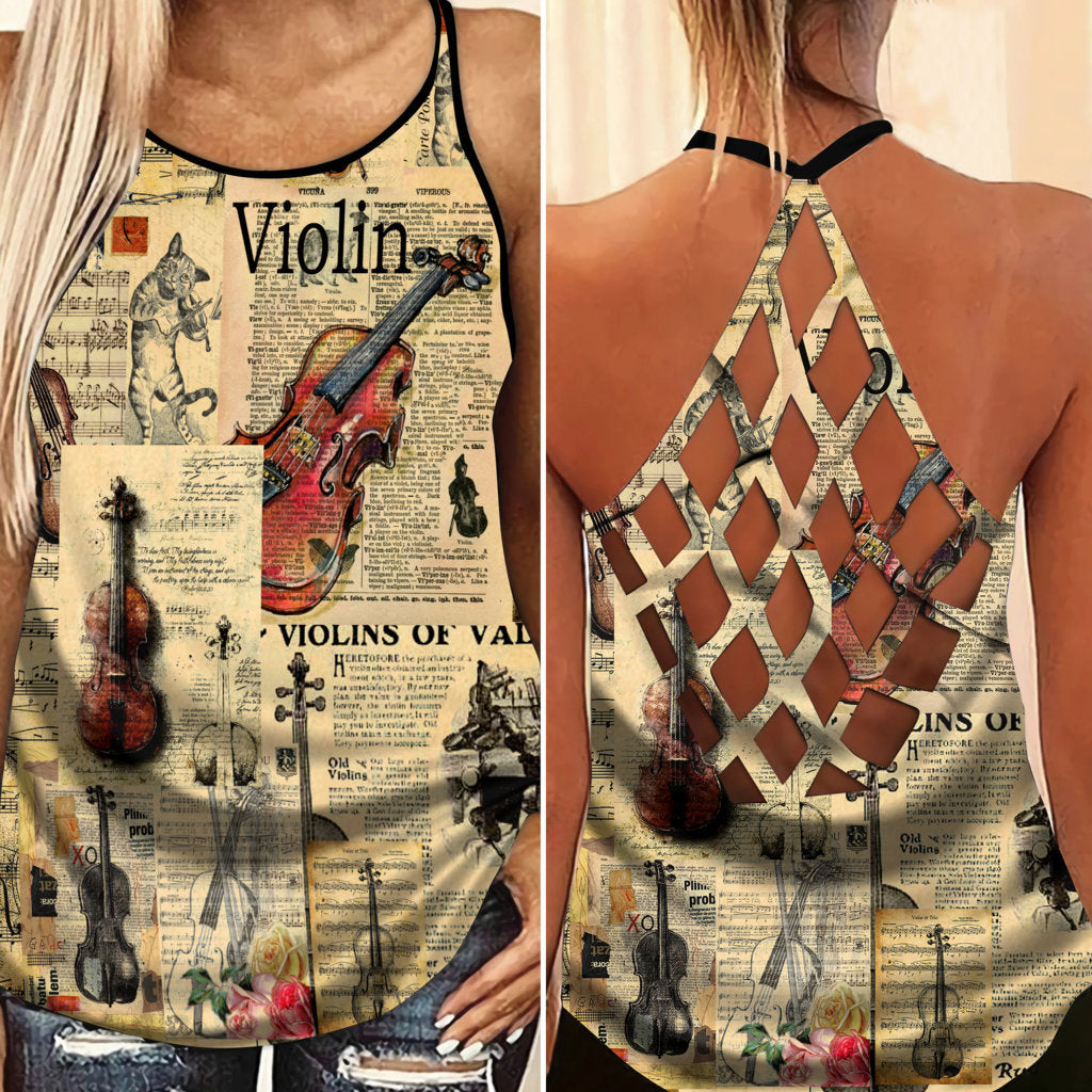 Violin Love And Life 7 – Hollow Tank Top