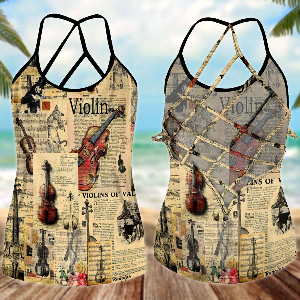 Violin Love And Life 7 – Hollow Tank Top