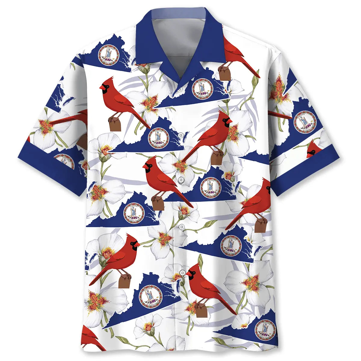 Hawaiian Shirt / Adults / S Virginia State Proud Hawaiian Shirt