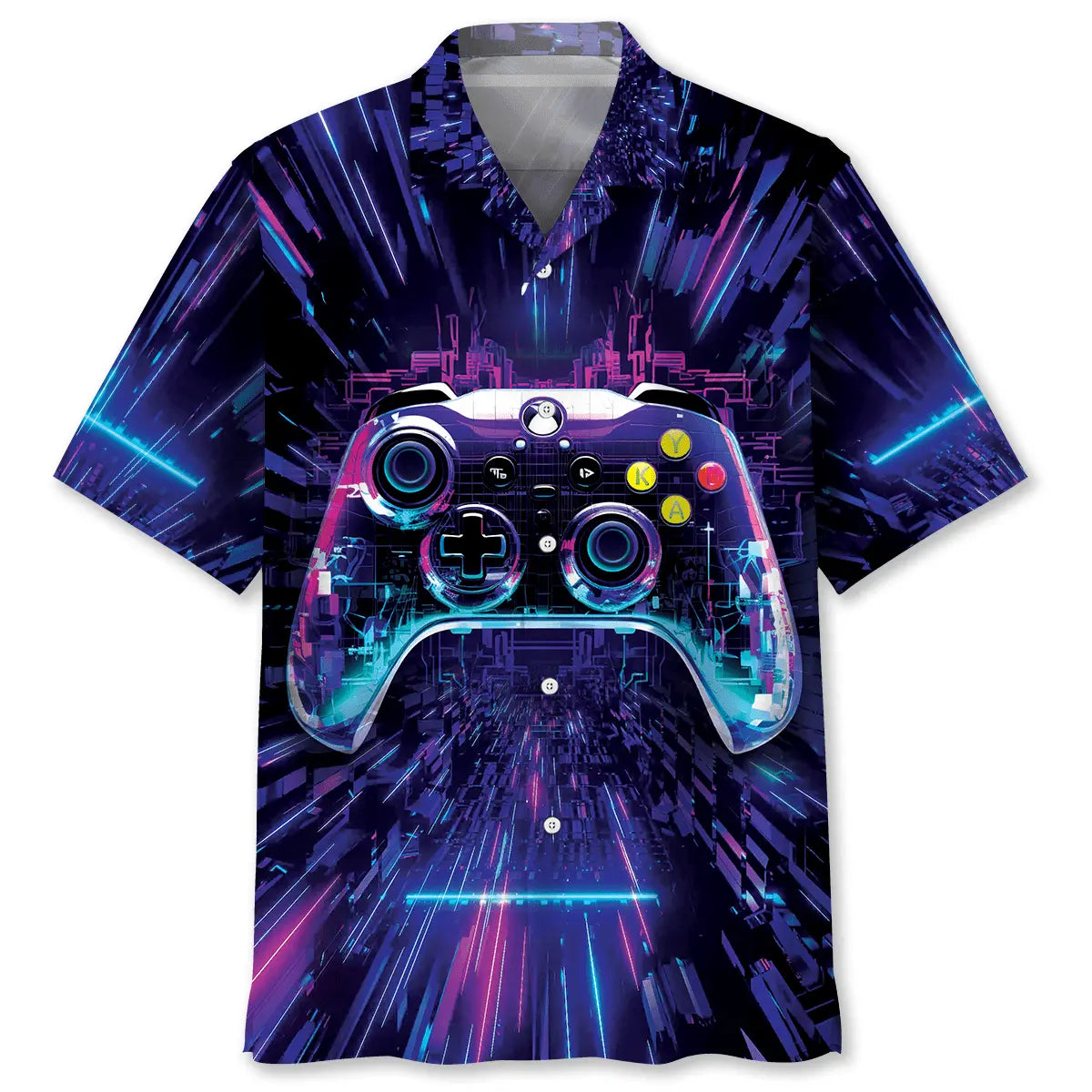 Hawaiian Shirt / Adults / S Virtual Video Game Hawaiian Shirt