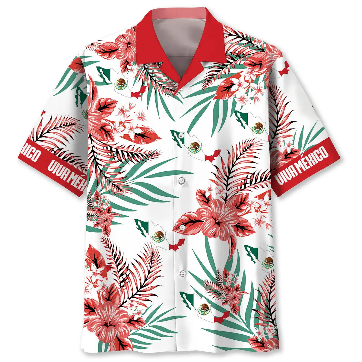 Hawaiian Shirt / Adults / S Viva Mexico Hawaiian Shirt