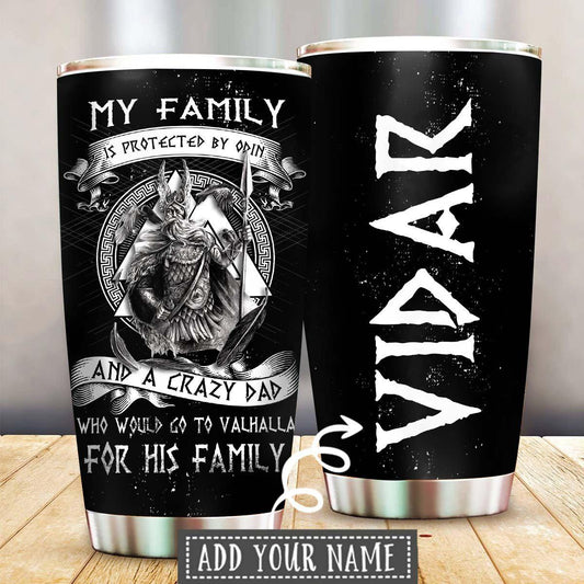 Viking My Family Personalized 20 Oz Tumbler For Travel Gifts