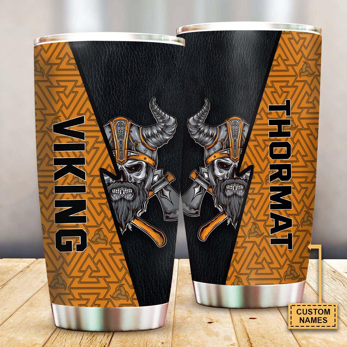 Viking Sacred Warrior Personalized 20 Oz Tumbler