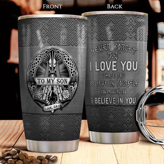 Viking To My Son I Love You 20 Oz Tumbler For Travel Gifts