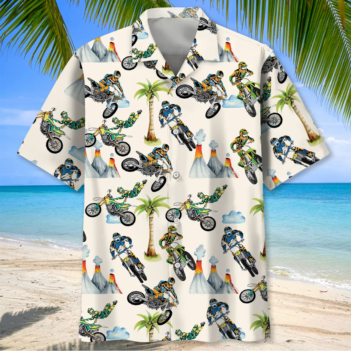 Volcano Motocross Hawaiian Shirt