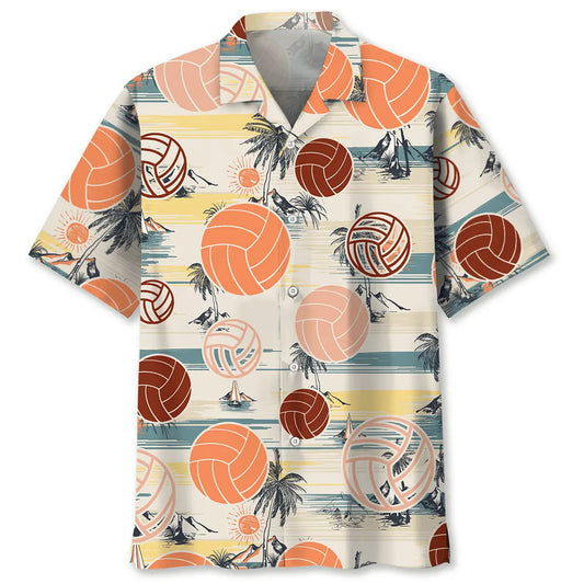 Hawaiian Shirt / Adults / S Volleyball Beach Hawaiian Shirt