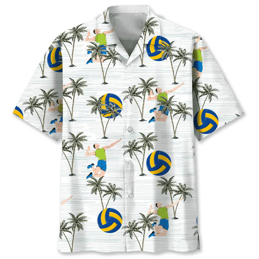 Hawaiian Shirt / Adults / S Volleyball Coconut Hawaiian Shirt