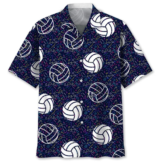 Hawaiian Shirt / Adults / S Volleyball Color Hawaiian Shirt