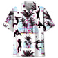 Hawaiian Shirt / Adults / S Volleyball Palm Trees Hawaiian Shirt
