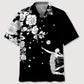 Hawaiian Shirt / Adults / S volleyball rose bw hawaiian shirt