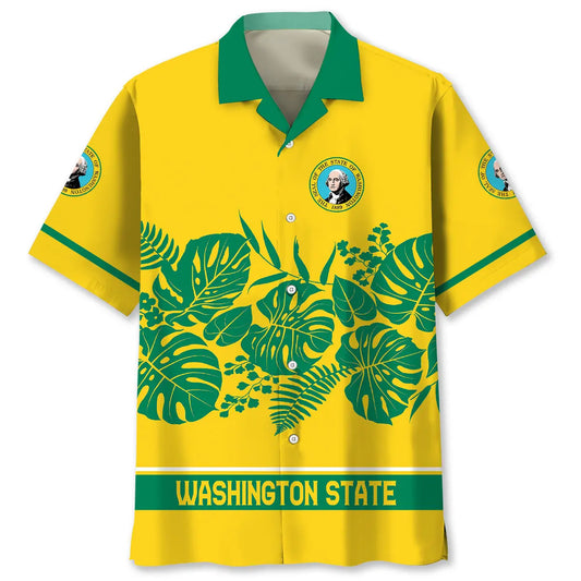 Hawaiian Shirt / Adults / S Washington State Hawaiian Shirt
