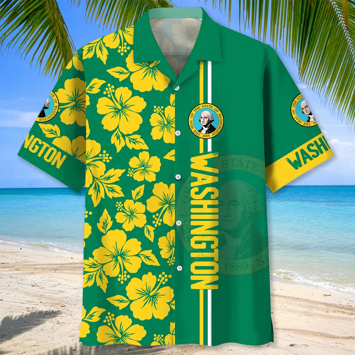 Washington State Lover Hawaiian Shirt