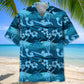 Water Polo Tropical Hibiscus Hawaiian Shirt