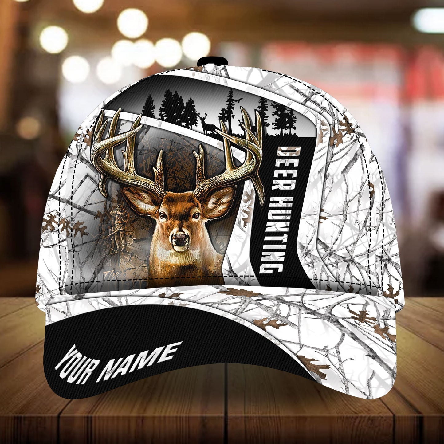 Special Deer Hunting Pattern Personalized – Classic Cap