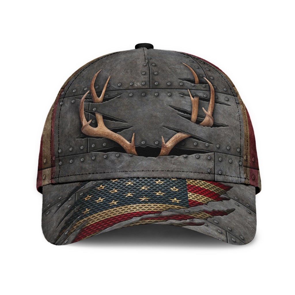 Premium Deerhorn Hunting Grey – Classic Cap