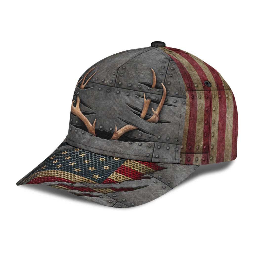Premium Deerhorn Hunting Grey – Classic Cap