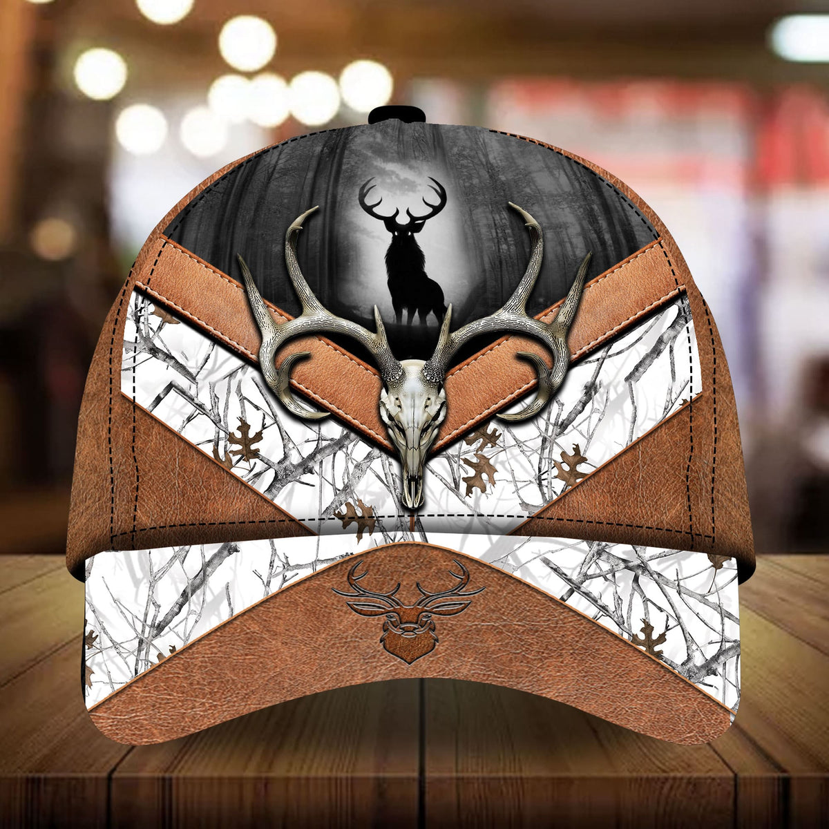 Premium Deer Hunting Leather – Classic Cap