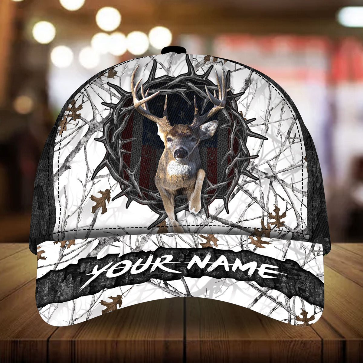Awesome Deer Hunting Multicolor Personalized – Classic Cap