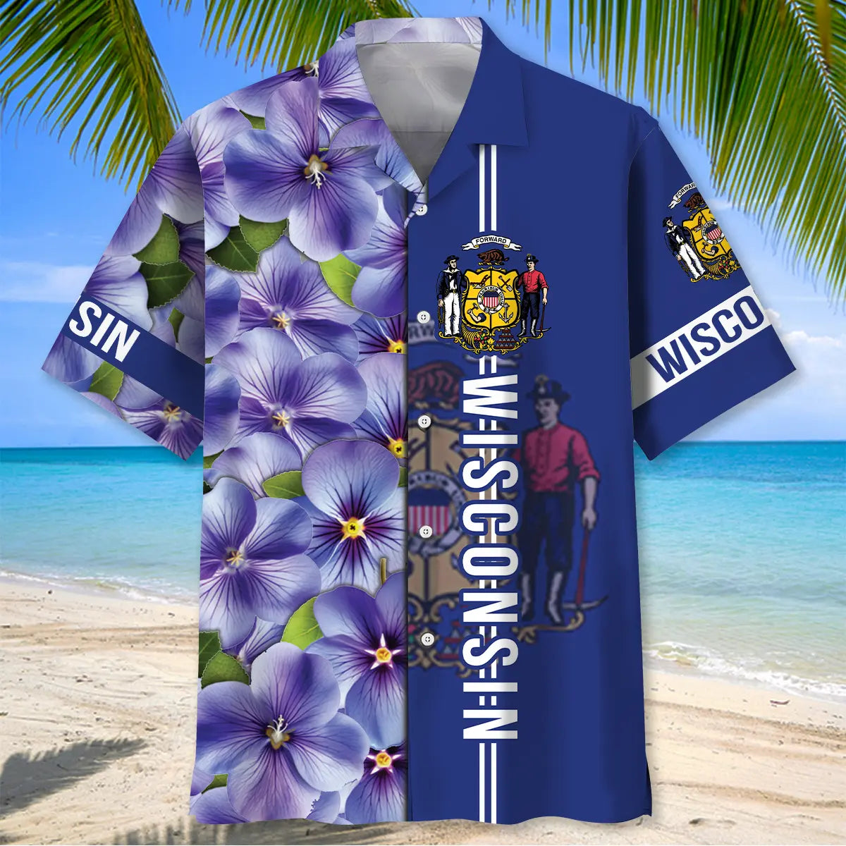 Wisconsin State Proud Hawaiian Shirt