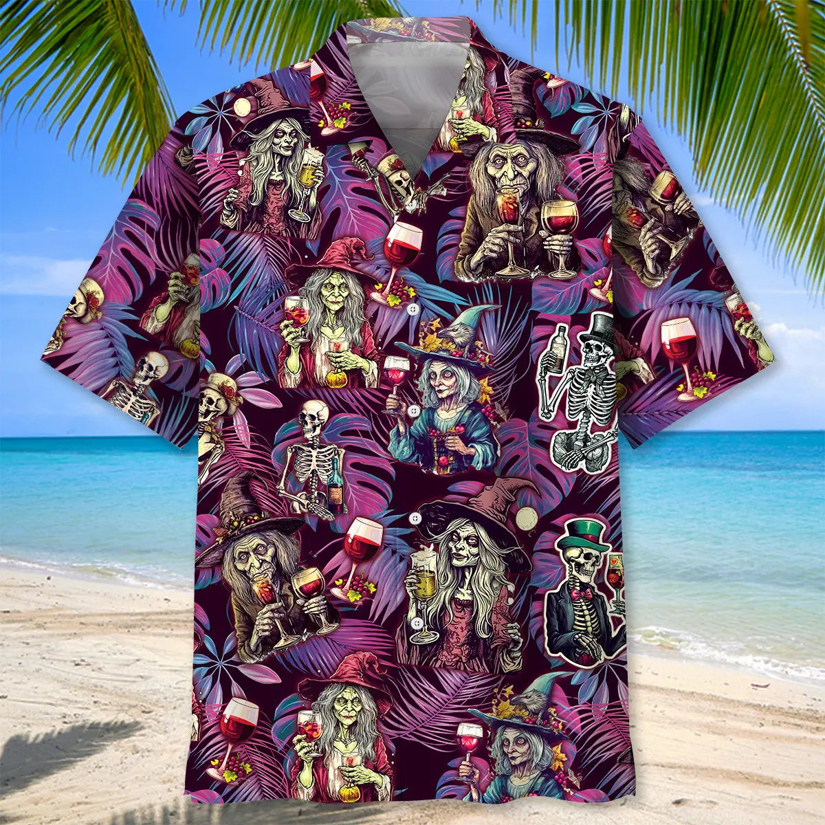 Witch Wine Hawaiian Shirt