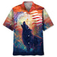 Hawaiian Shirt / Adults / S Wolf Cross Hawaiian Shirt