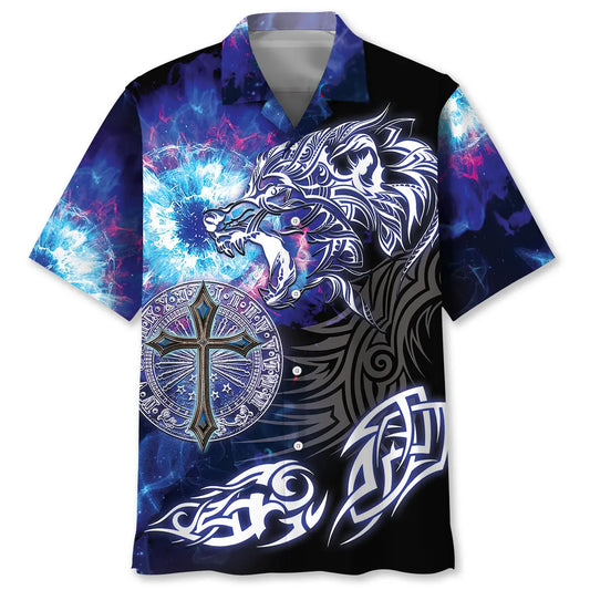 Hawaiian Shirt / Adults / S Wolf Legend Hawaiian Shirt